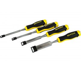 Набор ударных стамесок Berger BG 4 предмета 8, 12, 16, 24 мм BG1420 