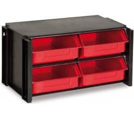 Составная полка 360x170x190мм, 4 выдвижные ячейки 160х170х80мм Tayg 304002 