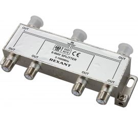 Делитель ТВ REXANT на 6 выходов F разъём 5-1000 МГц 05-6004 