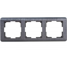 Рамка Werkel W0032104 на 3 поста графит a051268 