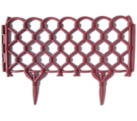 Декоративный забор Дачная мозаика Фаберже бордовый 15305 