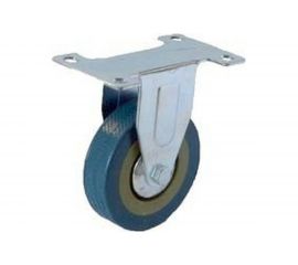 Колесо неповоротное на площадке 75 мм, ПВХ Левша У8-8889 