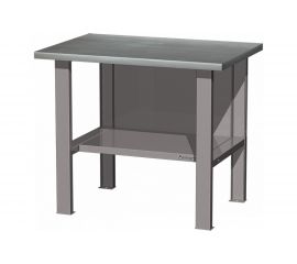 Верстак FERRUM беcтумбовый, столешница оцинкованная, серый металлик 01.001L-9007 