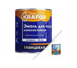 Эмаль KRAFOR ПФ-266 золотистая 2,7 кг 6 26027 