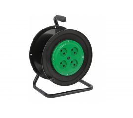 Катушка ЭРА RP-4 пластиковая, 4 розетки, без заземления, Б0055421 