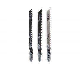 Набор пилок для лобзика по дереву №4 T101D, T111C, T244D 3 шт KRANZ KR-92-0323 