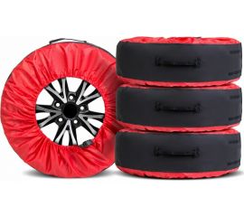 Чехлы для хранения автомобильных колес AutoFlex 4 шт., размер от 15” до 20”, цвет черный 80303 