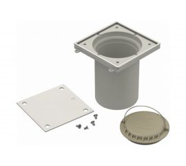 Лючок прочистка/ревизия Татполимер ТП-98.100 с пробкой и крышкой DN110 29897 