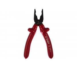 Плоскогубцы Зубр "ЭКСПЕРТ" "ЭЛЕКТРИК" комбинированные, диэлектрические, высоковольтные до ~1000В, 200мм 2214-1-20_z02 