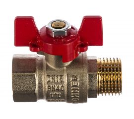 Шаровой кран ROMMER 1/2"", ВН/НР, RBV-0004-0210215, RG008UB5BCMLC4 
