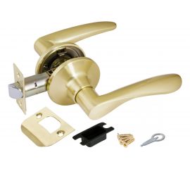 Ручка защелка PUNTO 6020 SB-P без фик. мат. золото 34659 