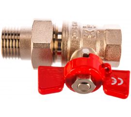 Шаровой кран IVANCI Stable с разъемным соединителем, бабочка, внутренняя/наружная резьба 1/2" IVC.101227.N.03 