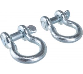 Такелажная скоба ЗУБР омегообразная, 1"" 25.4 мм, 2 шт, оцинкованная 304525-25 