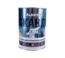 Кроющий антисептик для древесины Акватекс сканд�� Айсберг база 0.75 л 6 202900 