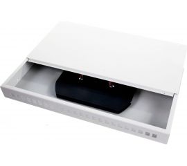 Оптический кросс NIKOMAX 19"", 1U, укомплектованный на 8 портов SC/UPC, SM 9/125 OS2, серый, полный NMF-RP08SCUS2-WS-ES-1U-GY 