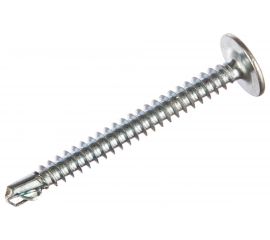 Оцинкованный саморез по металлу с прессшайбой КрепСтройГрупп 4,2х41 сверло, 150 шт. 145344 