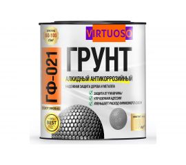 Грунтовка по металлу VIRTUOSO ГФ-021 красно-коричневая 2,4 кг 11588627 