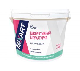 Штукатурка декоративная Silkplaster MIXART Absolute интерьерная светло-песочная 5,5 кг 3022 