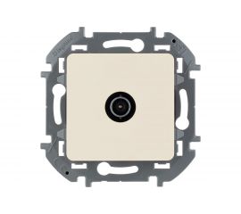 Проходная TV розетка Legrand - 14 дБ - 5-862 мГц - INSPIRIA - слоновая кость 673861 