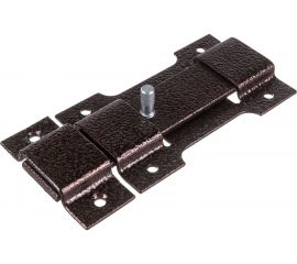 Засов накладной классический медь с плоским ригелем Делга 150 мм Д804 