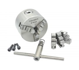 Патрон токарный 80 мм 3-х кулачковый 7100-0001П К11-80 TORNERI 038979 