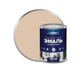 Эмаль PROREMONTT ПФ-115 слоновая кость RAL 1015, 0.9 кг Лк-00009791 