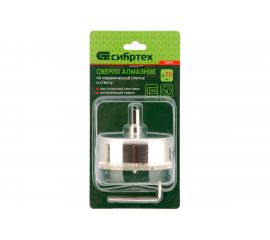 Сверло по керамической плитке и стеклу 70х55 мм СИБРТЕХ 72727 