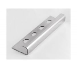 Профиль для плитки ЛУКА из нержавеющей стали 10 мм, 2.7 м, сатинированный УТ000042895 