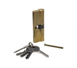 Цилиндровый механизм Зубр Мастер тип ключ-ключ цвет латунь 5-PIN 70 мм 52101-70-1 