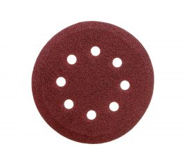 Универсальный шлифовальный круг STAYER на велкро основе 125 мм 8 отверстий 5 шт. Р80 35452-125-080 