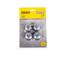 Гнездо панельное 35-50 SOCKET 4 шт Weld G35-50 