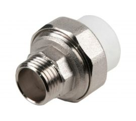 Комбинированная муфта VALFEX PP-R белая, разъем 32х1/2 дюйма НР 10156215 127-1645 