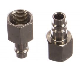 Ниппель универсальный быстросъемный (папа рапид - F3/8) 2 шт. Stels 57060 