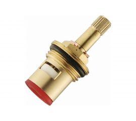 Керамическая кран-букса Профсан ПСМ 1/2"", 15 шлицов, удлиненная 2 резьбы PSM-1292-15 