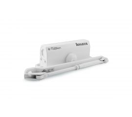 Дверной доводчик ISPARUS 440 морозостойкий, для дверей от 80 до 140 кг, белый 17201 