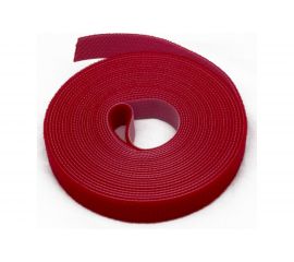 Лента (липучка) в рулоне Hyperline WASNR-5x9-RD ширина 9 мм, длина 5 м, красная 401707 
