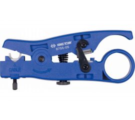 Стриппер для снятия изоляции и резки многожильного и плоского кабеля KING TONY UTP, STP, RJ 6755-05 