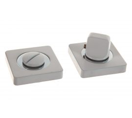 Квадратная завертка к ручкам RENZ мат.суп.бел./хр.бл. BK 02 MSW-CP 