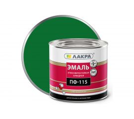 Эмаль Лакра ПФ-115 зелёная, 2 кг 90000653878 