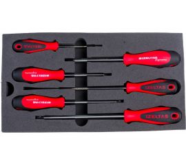 Набор отверток IZELTAS ERGONOMIK с крестообразным шлицем, 6 предметов 4370008106 