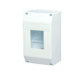 Пластиковый бокс REXANT КМПн 1/4 модуля IP20 белый 11-0114 