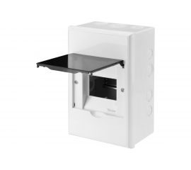 Распределительный навесной щит KRANZ на 4 модуля ЩРН-П-4 IP41 пластик KR-11-0304 