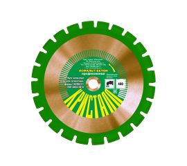 Круг алмазный сегментный 1A1RSS/C1 по асфальту, бетону (400х3.2х25.4/20 мм) Кристалл 14401 