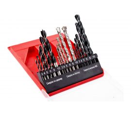 Набор сверл по металлу/бетону/дереву (3-4-5-6-8-10 мм, 18 шт.) REDVERG 6627080 