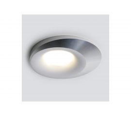 Встраиваемый светильник Elektrostandard 124 MR16, белый, серебро a053357 