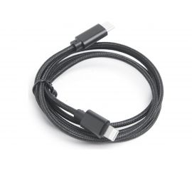 Шнур Atom Evolution USB Type-C 3.1 - Lightning, 1,8 м, штекер/штекер, черный, 31018 