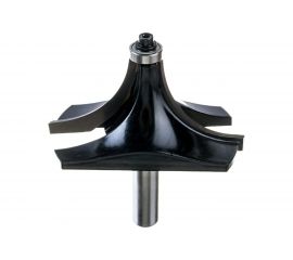 Фреза кромочная калевочная с нижним подшипником серия 1017 (80x42 мм; R30 мм; хвостовик 12 мм) Росомаха 801715 