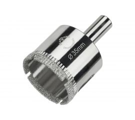 Коронка алмазная по керамике, плитке и стеклу 35 мм Diamond Industrial DIDCBC035 