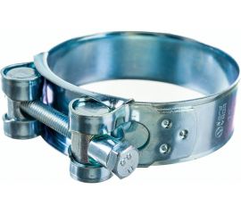 Силовой хомут Nord-Yada Д: 64-67 мм, Ш: 22 мм, Т: 1,2 мм, болт: М6х55, оцинкованная сталь 905997 