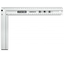 Жесткий столярный угольник STAYER Hercules 300 мм 3432-30 